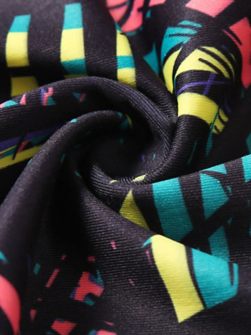 women's printed wide waistband active leggings with stirrups - extra view