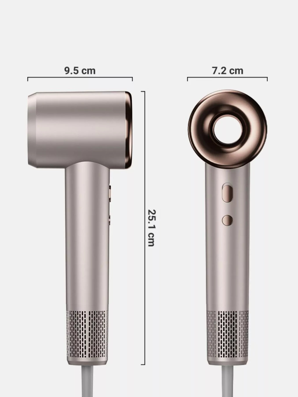 multi-speed household hair dryer - styling option