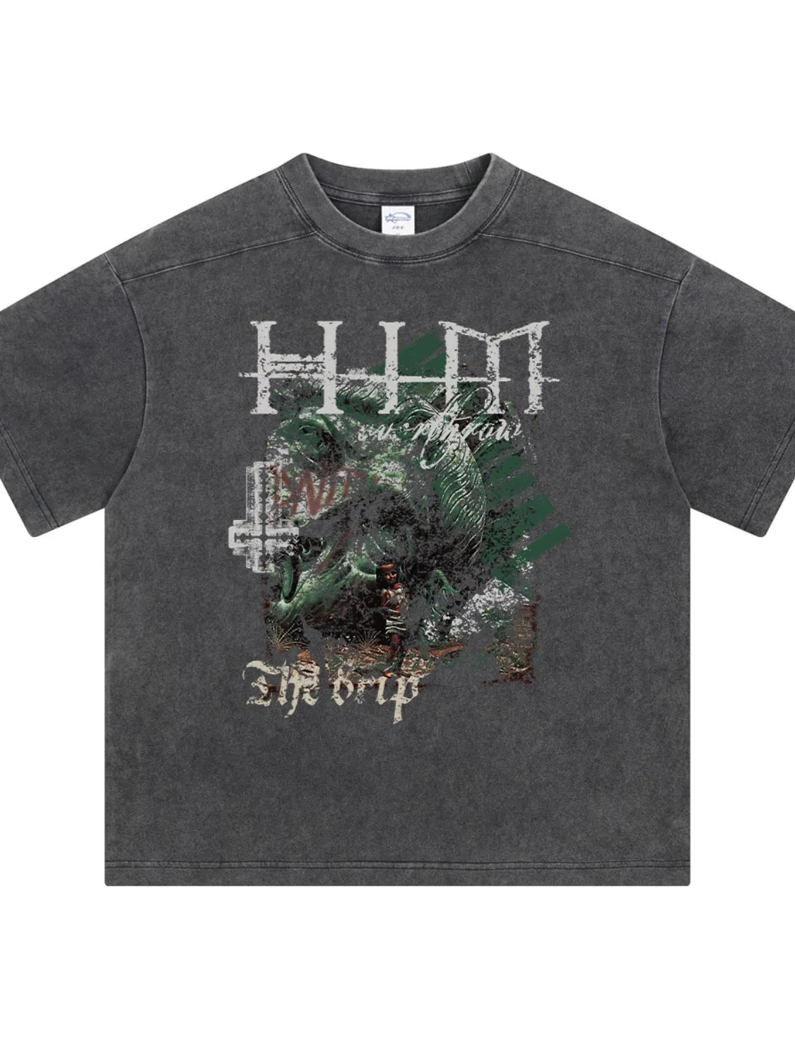 Men's Graphic Round Neck Half Sleeve T-Shirt