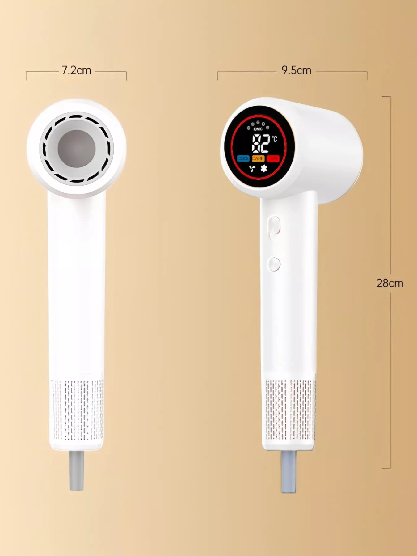 lightweight quiet household hair dryer - styling option