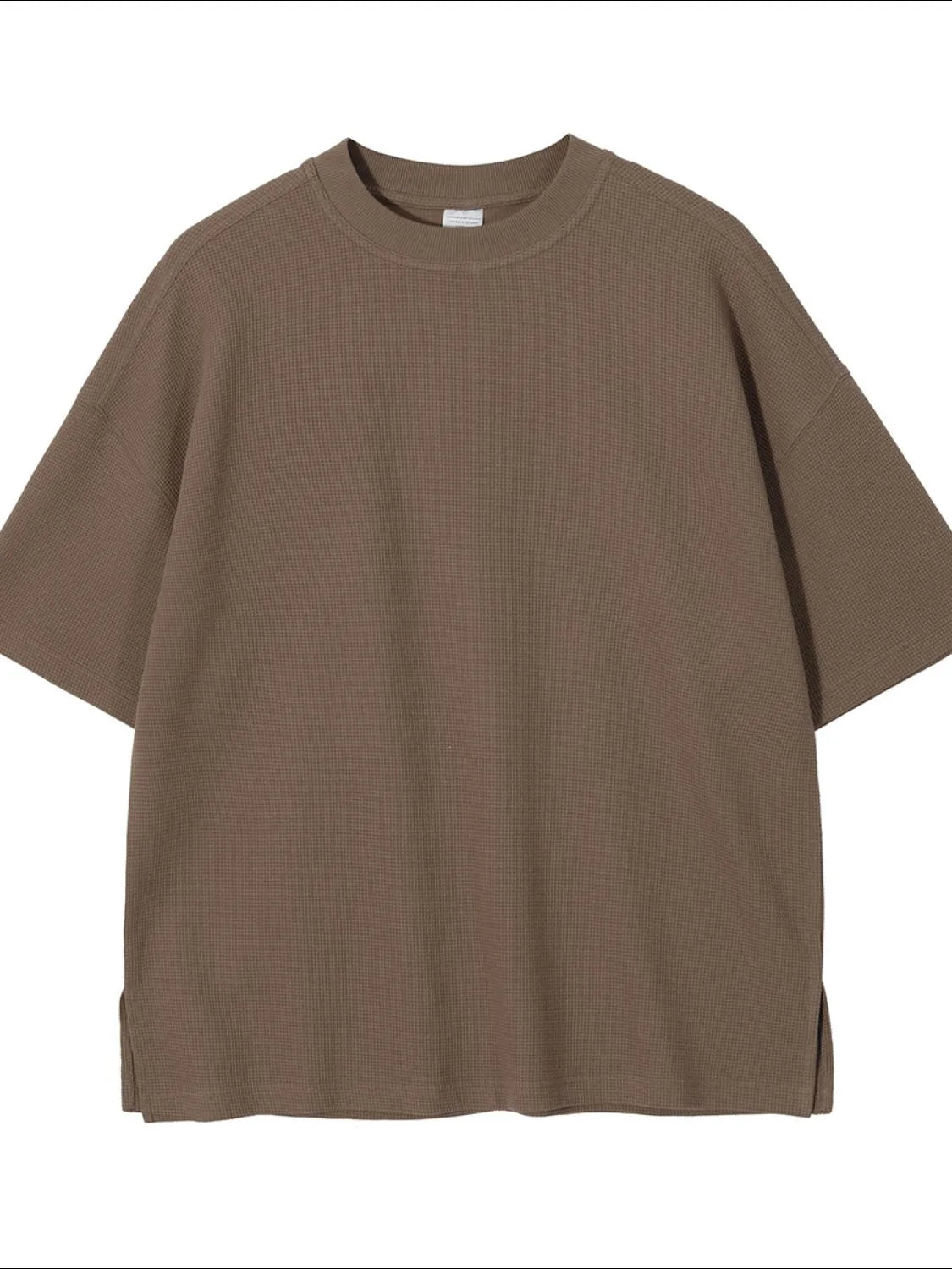 Men's Round Neck Half Sleeve T-Shirt Taupe