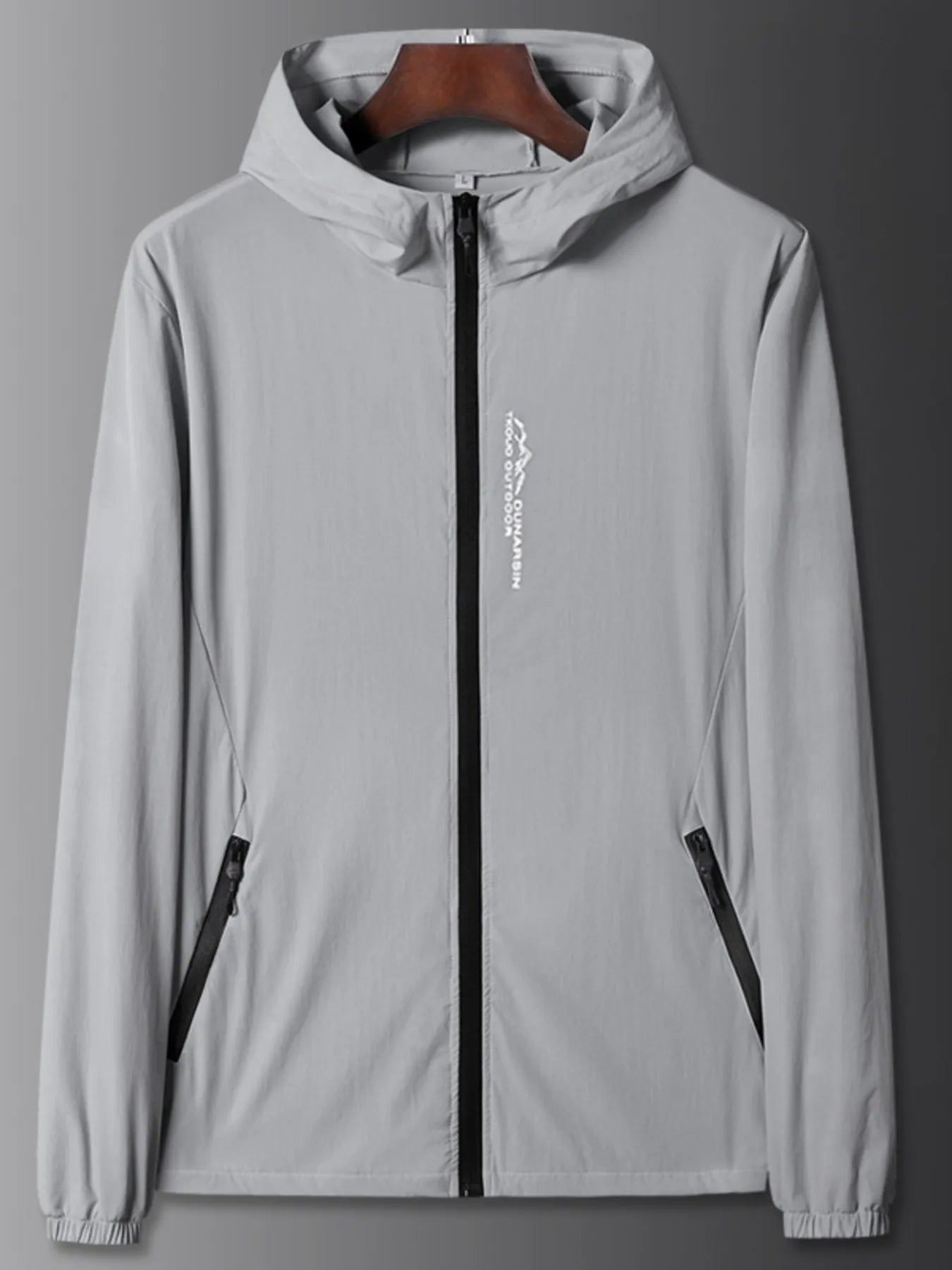 men’s structured warm jacket with hooded design