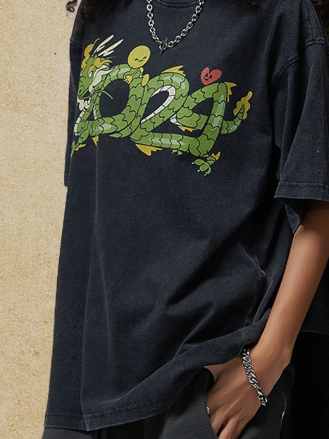 Men's Graphic Round Neck Half Sleeve T-Shirt