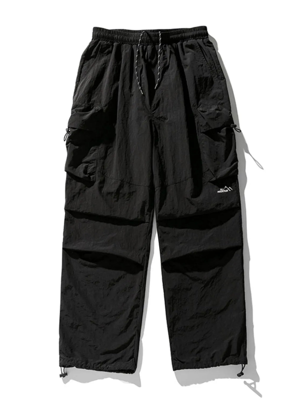 Men's Plus Size Elastic Waist Pants with Pockets