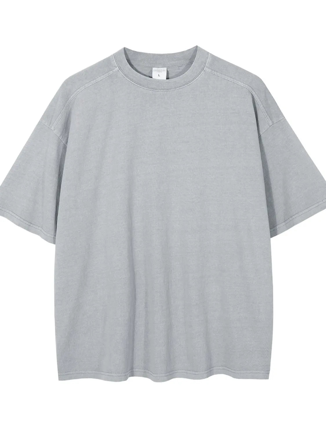Men's Round Neck Half Sleeve T-Shirt Gray