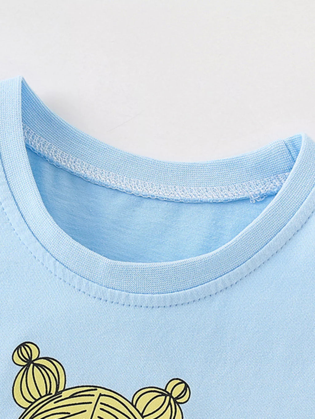 children's sequin round neck tee - side view