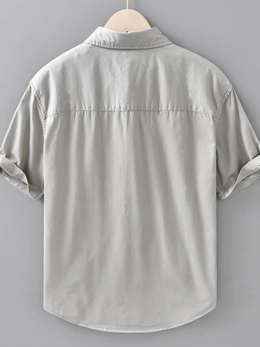 men's men's plus size casual color block short sleeve shirt - alternate angle