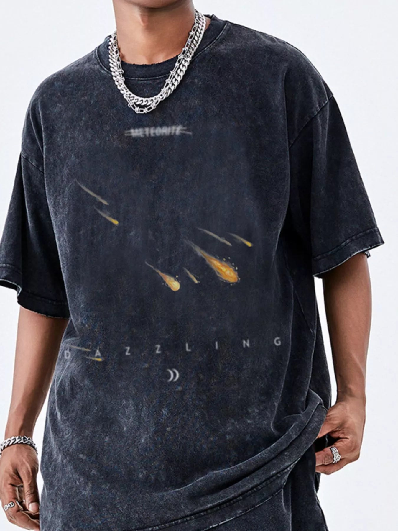 men's men's round neck half sleeve t-shirt - product showcase