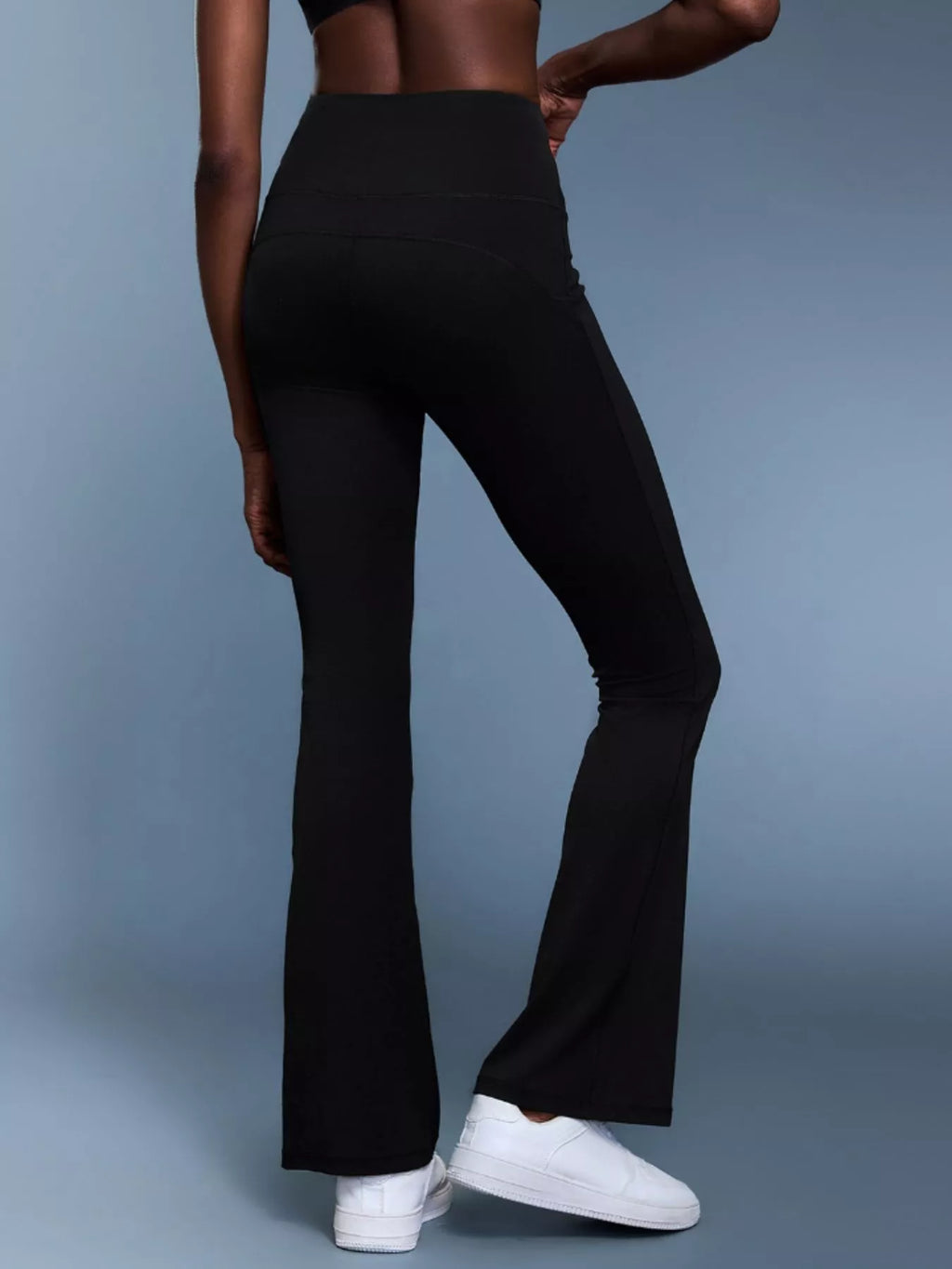women's high-waisted flare active pants - extra view