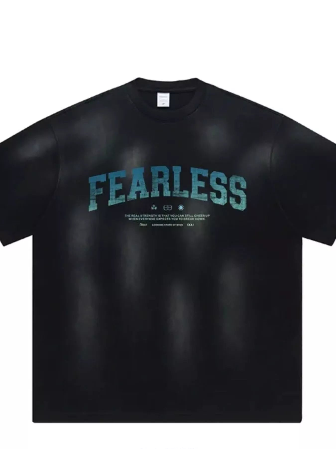 men's men' s fearless round neck wash t-shirt - lifestyle shot