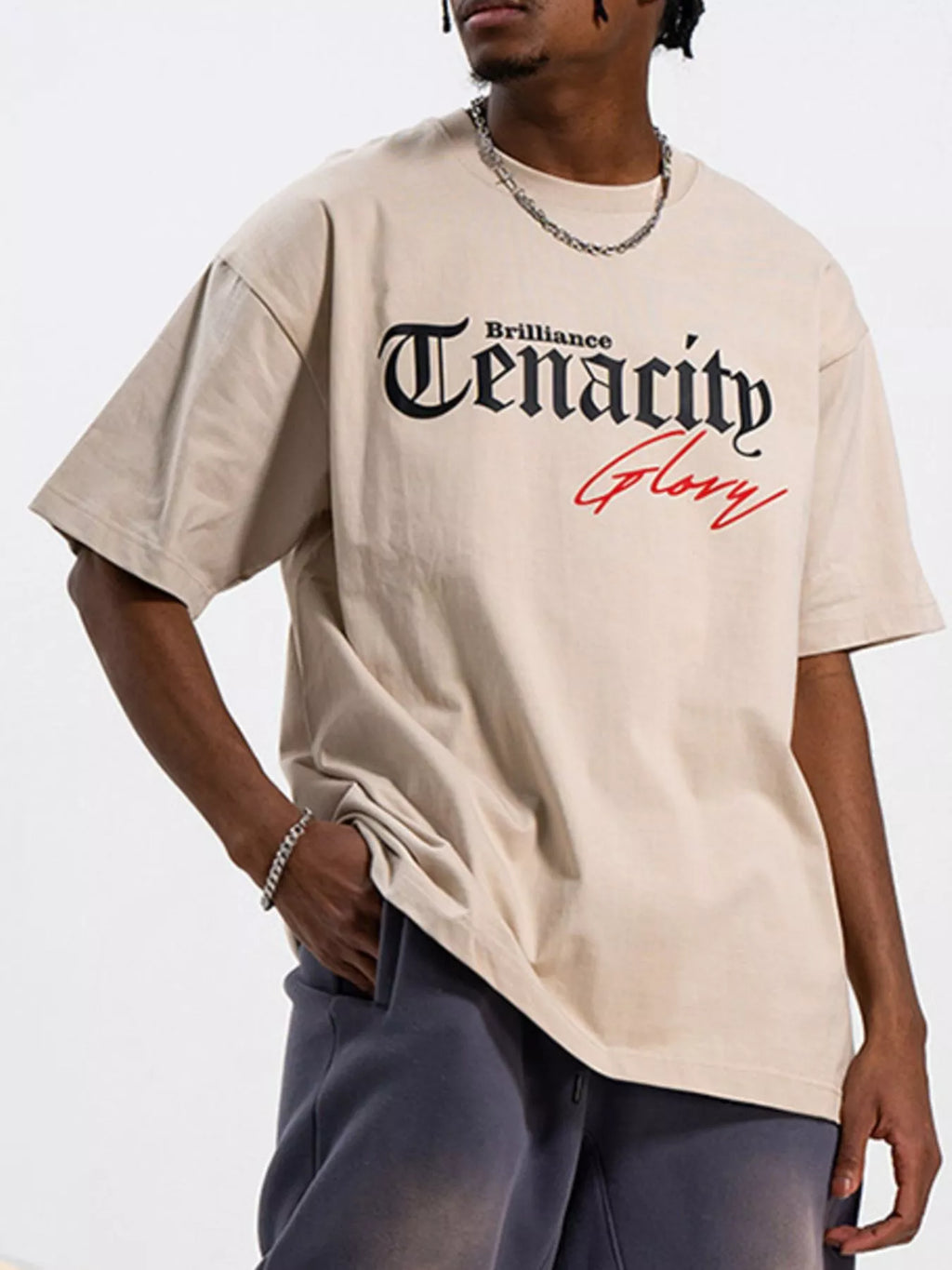 men's men's round neck short sleeve t-shirt - additional image
