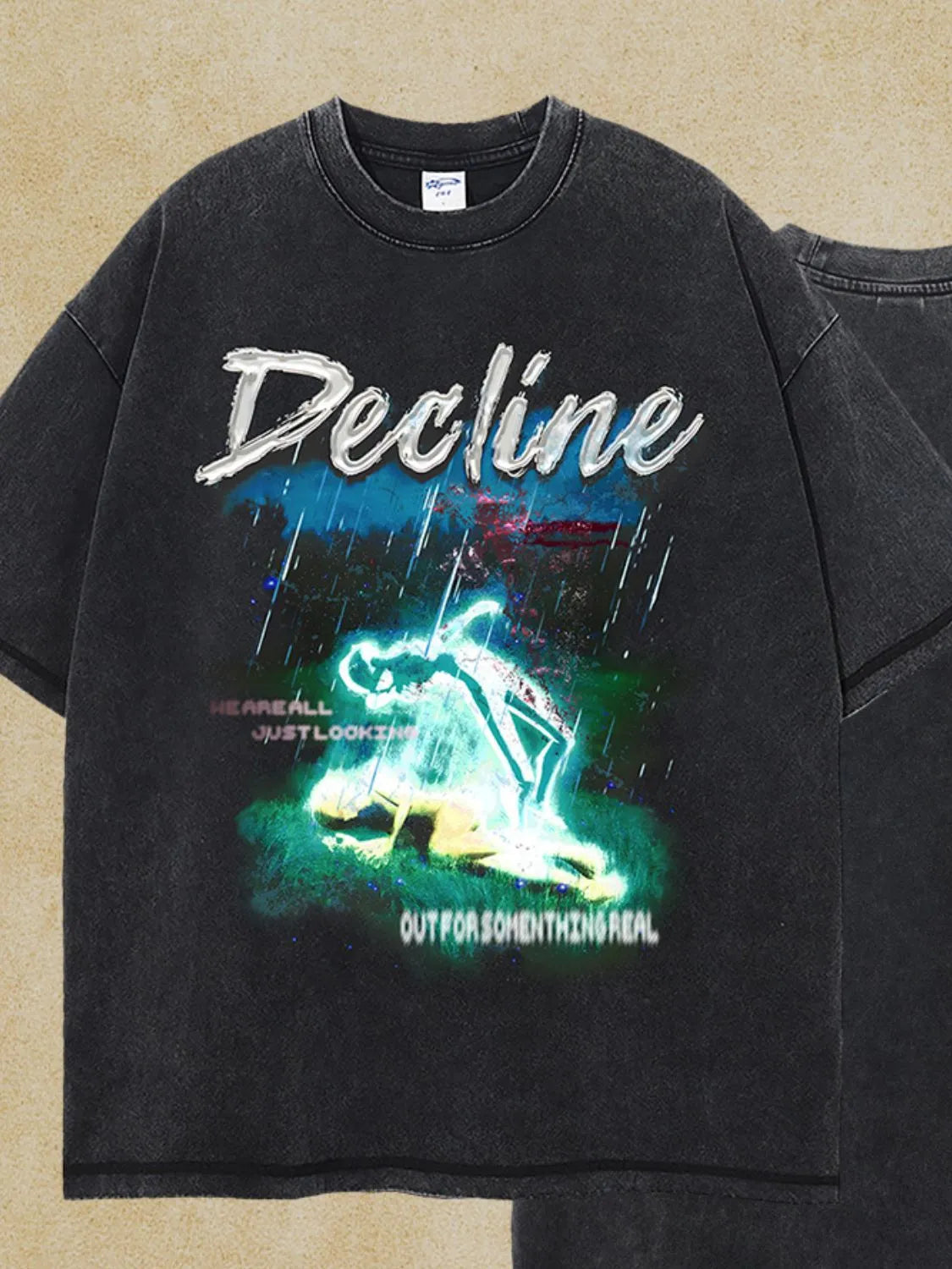 Men's Graphic Round Neck Half Sleeve T-Shirt
