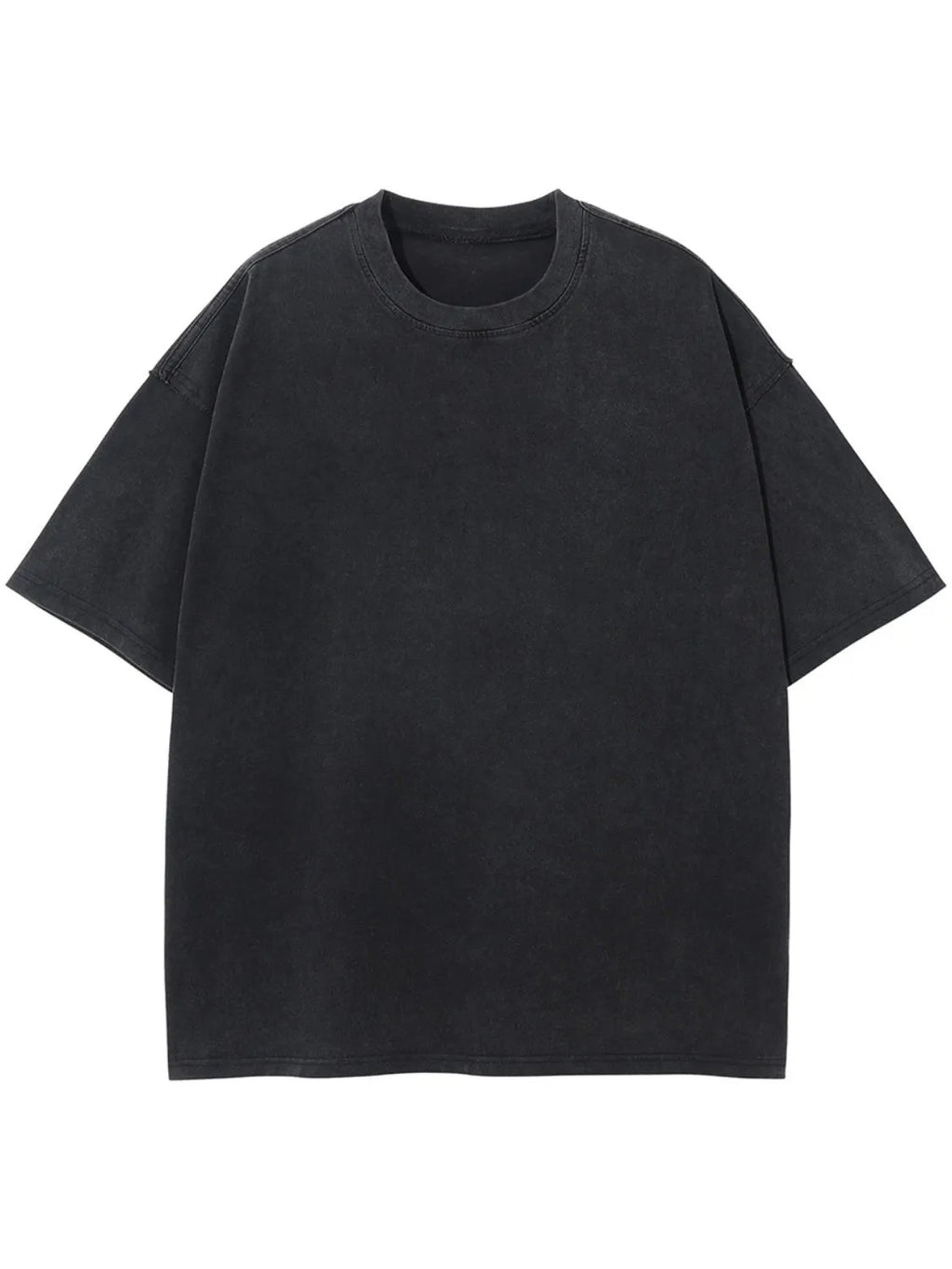 Men's Round Neck Half Sleeve T-Shirt Black