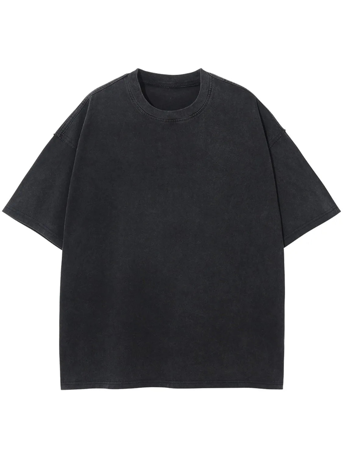 Men's Round Neck Half Sleeve T-Shirt Black
