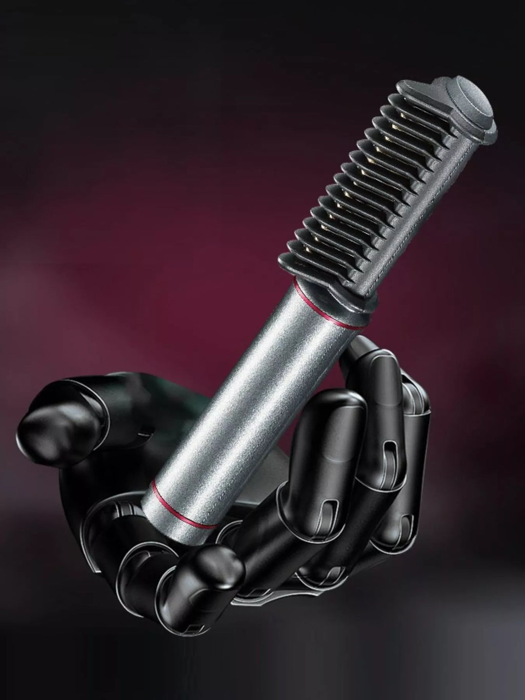 heated straightening comb - front view