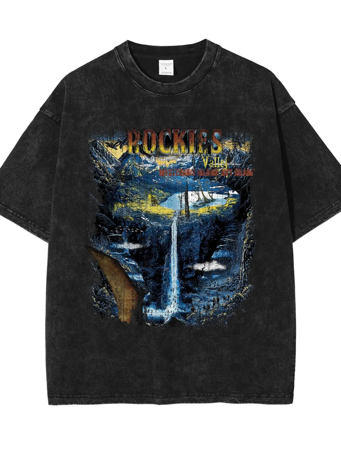 Men's Graphic Round Neck Half Sleeve T-Shirt