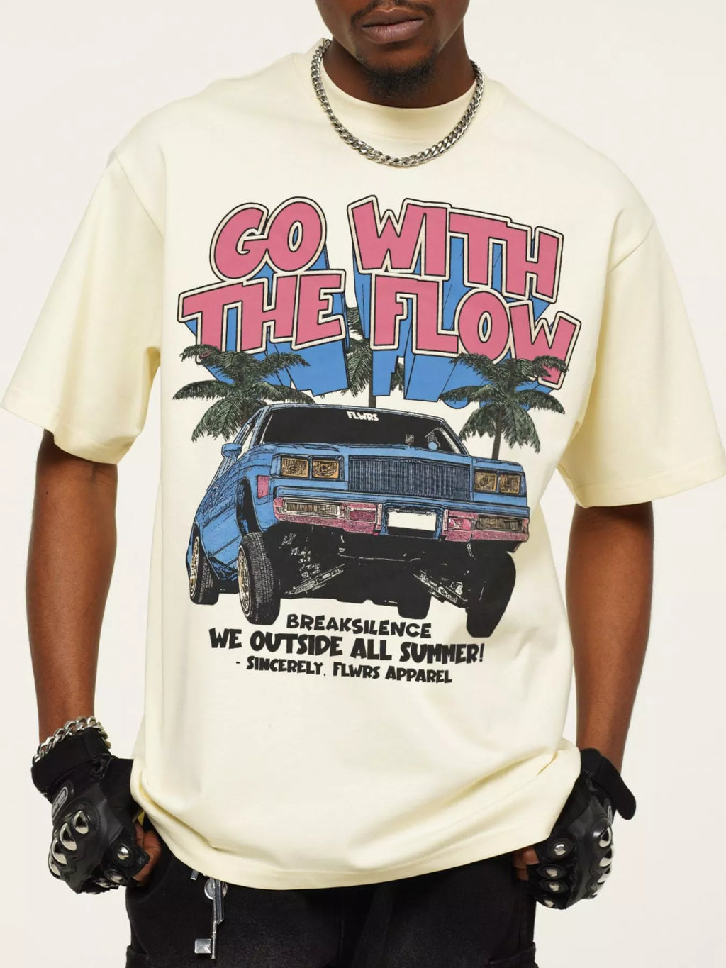 men's men's vintage washed graphic oversized t-shirt - product detail