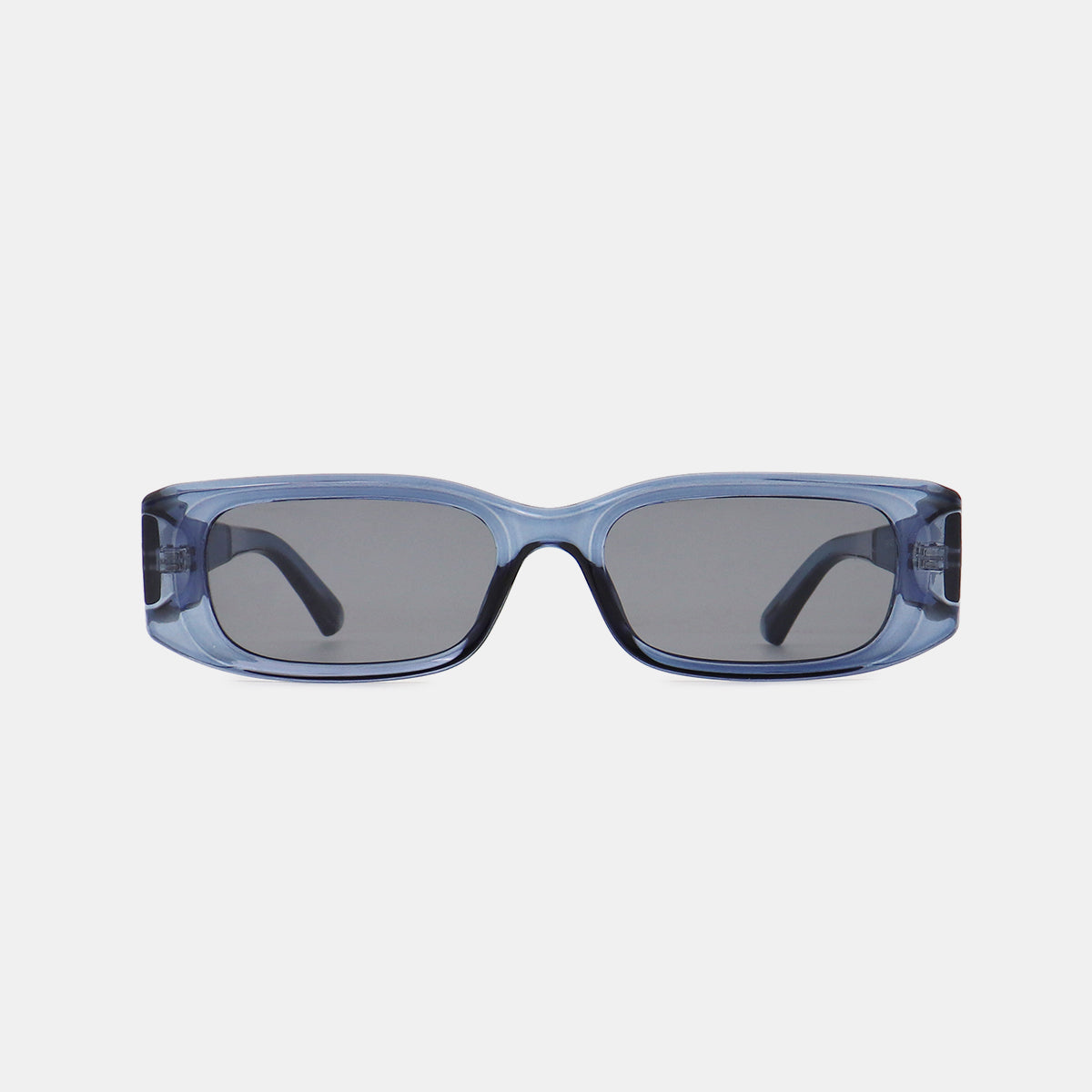 Polycarbonate Frame Rectangle Sunglasses Dusty Blue One Size