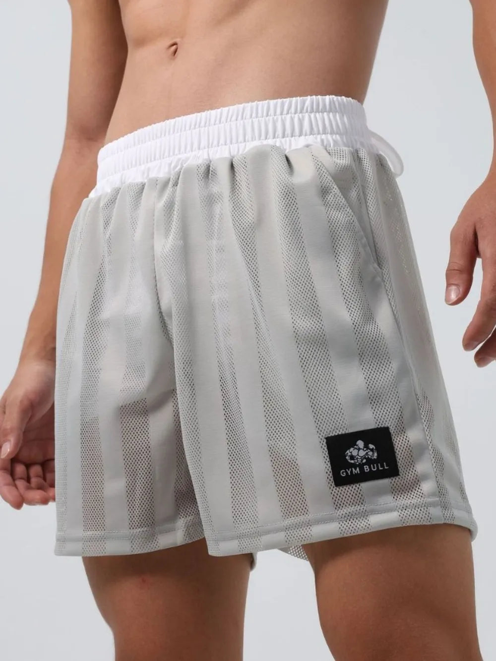 men's plus size elastic waist shorts — men’s shorts view