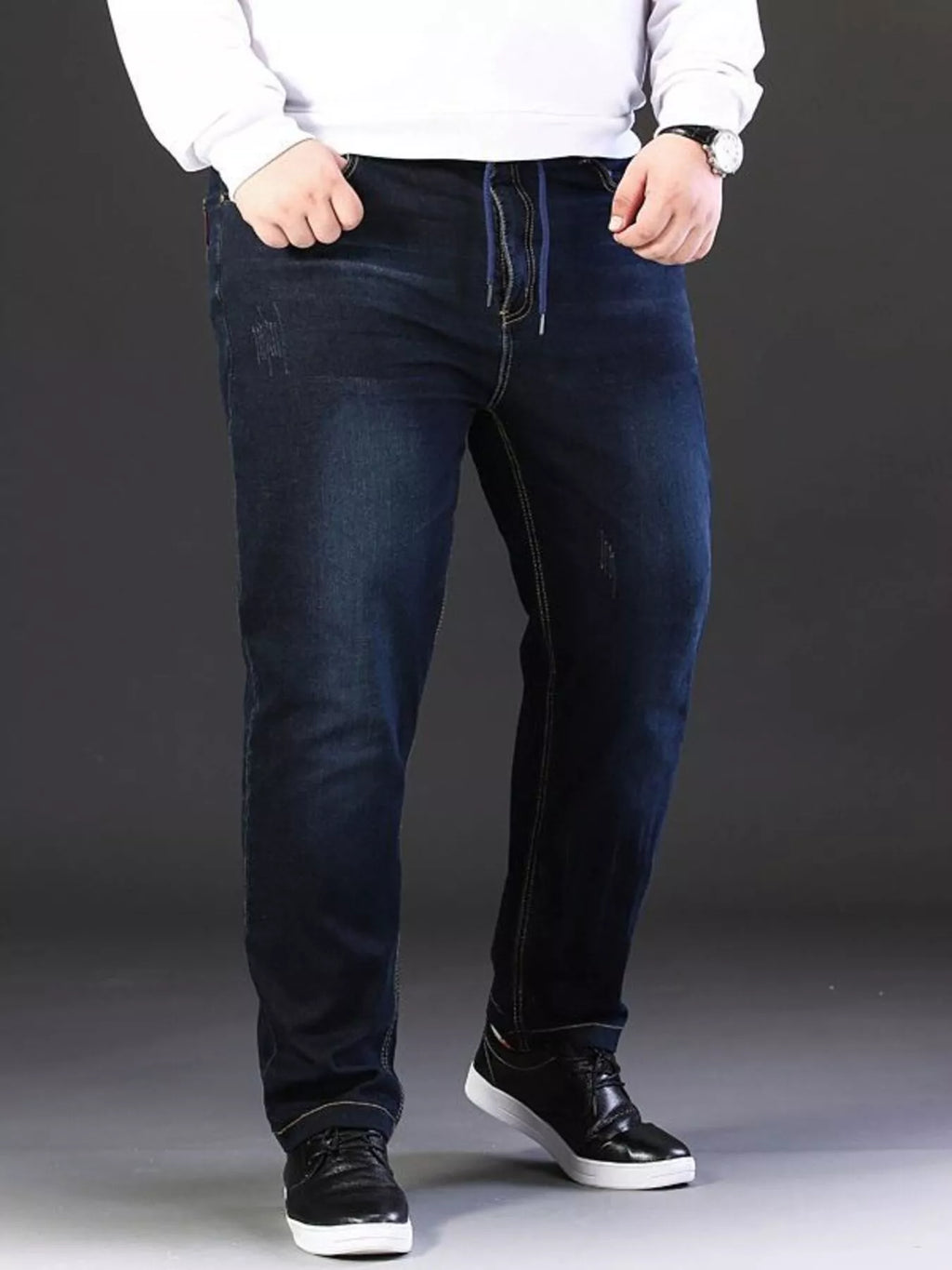 men's men's plus size relaxed fit jeans - product showcase