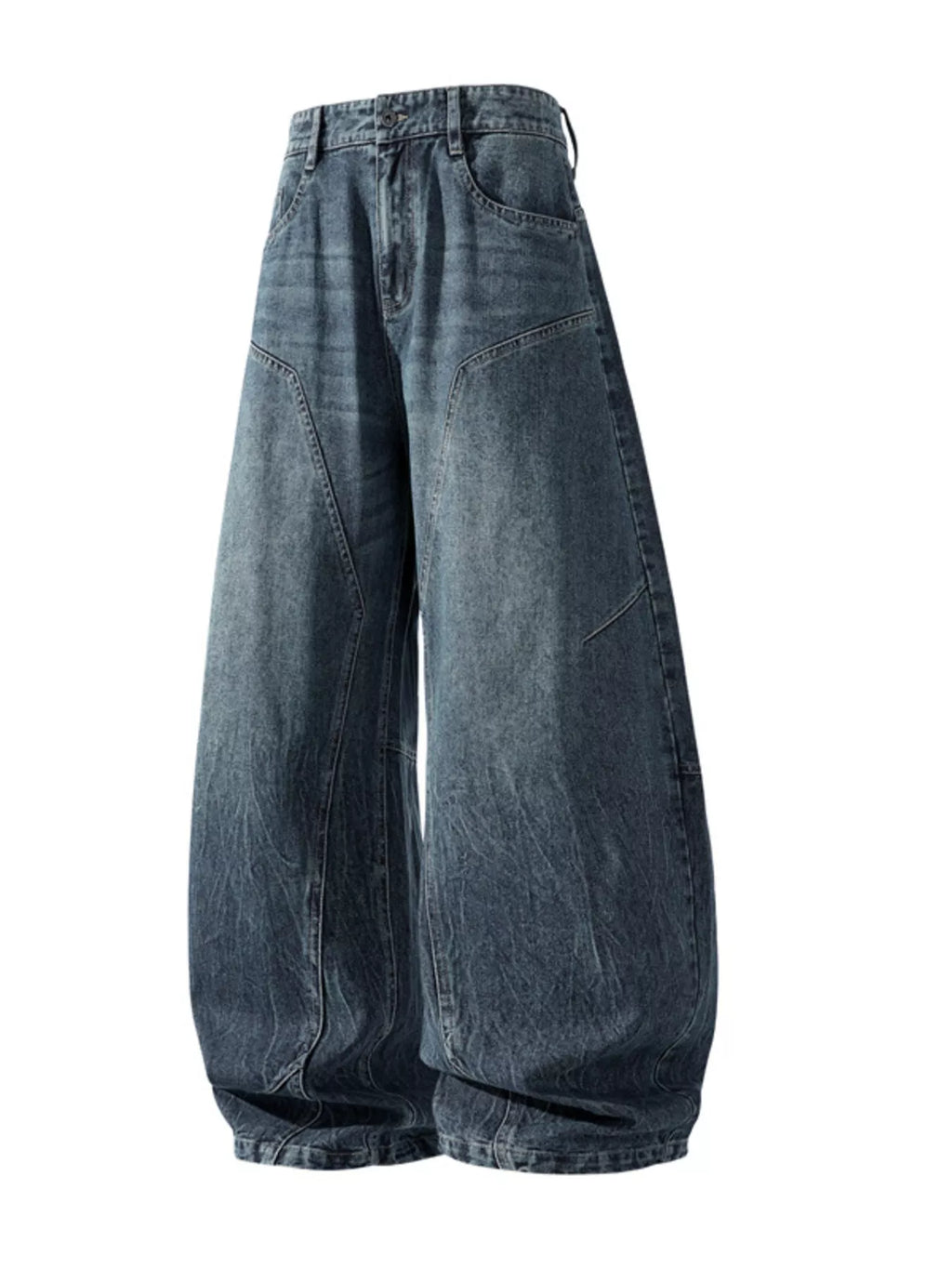 men's men's plus size wide leg jeans - product detail
