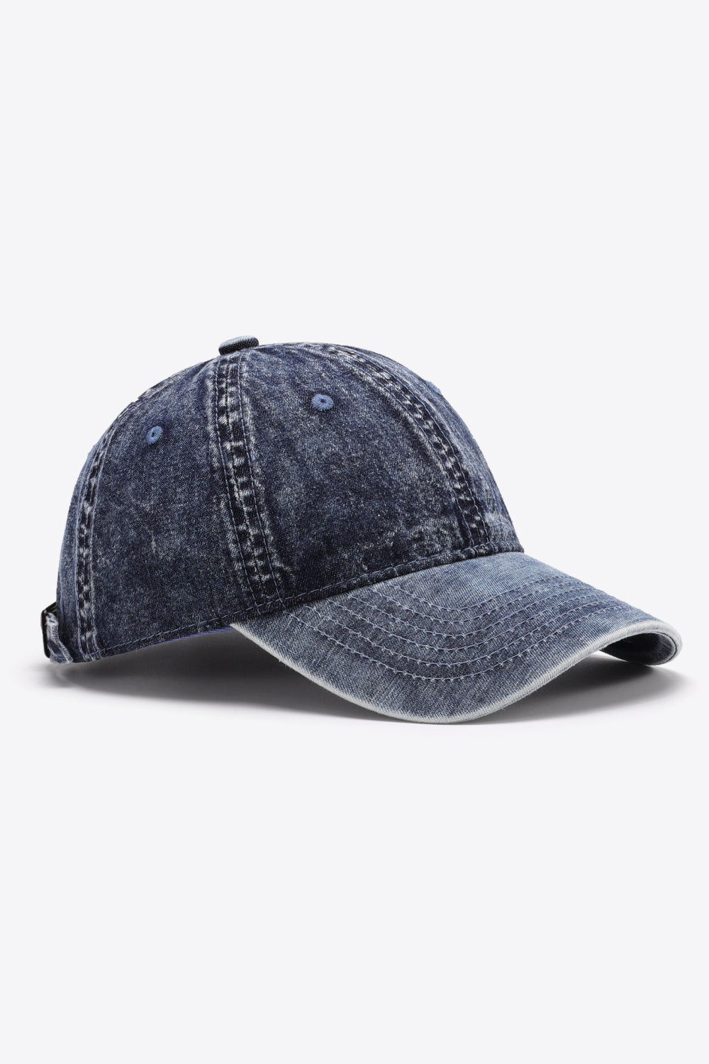 Plain Adjustable Baseball Cap Dusty Blue One Size