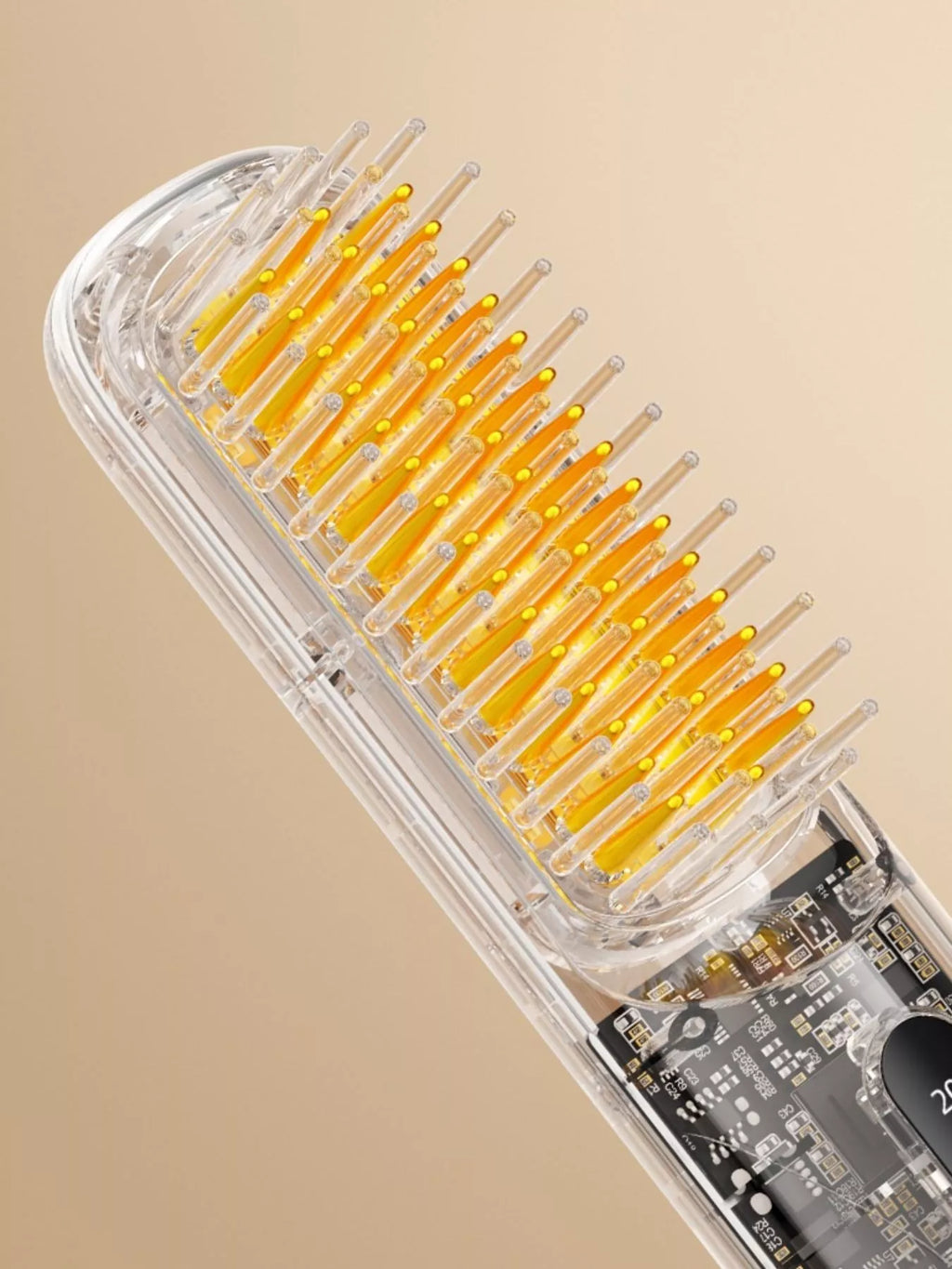 adjustable temperature heated straightening comb - styling option