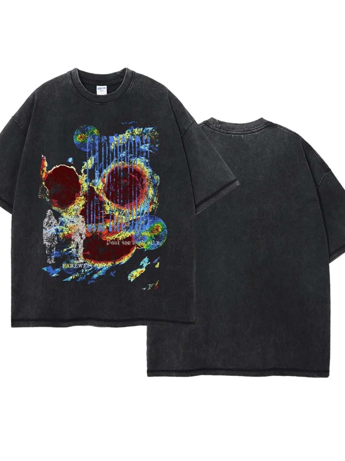 Men's Graphic Round Neck Half Sleeve T-Shirt