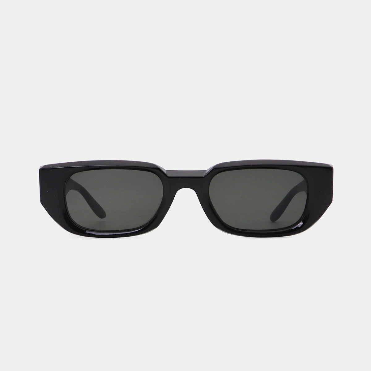 Polycarbonate Frame Rectangle Sunglasses Black One Size
