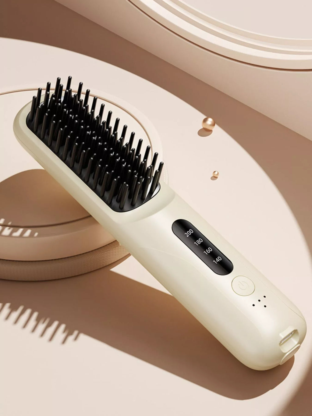 adjustable temperature heated straightening comb - additional image