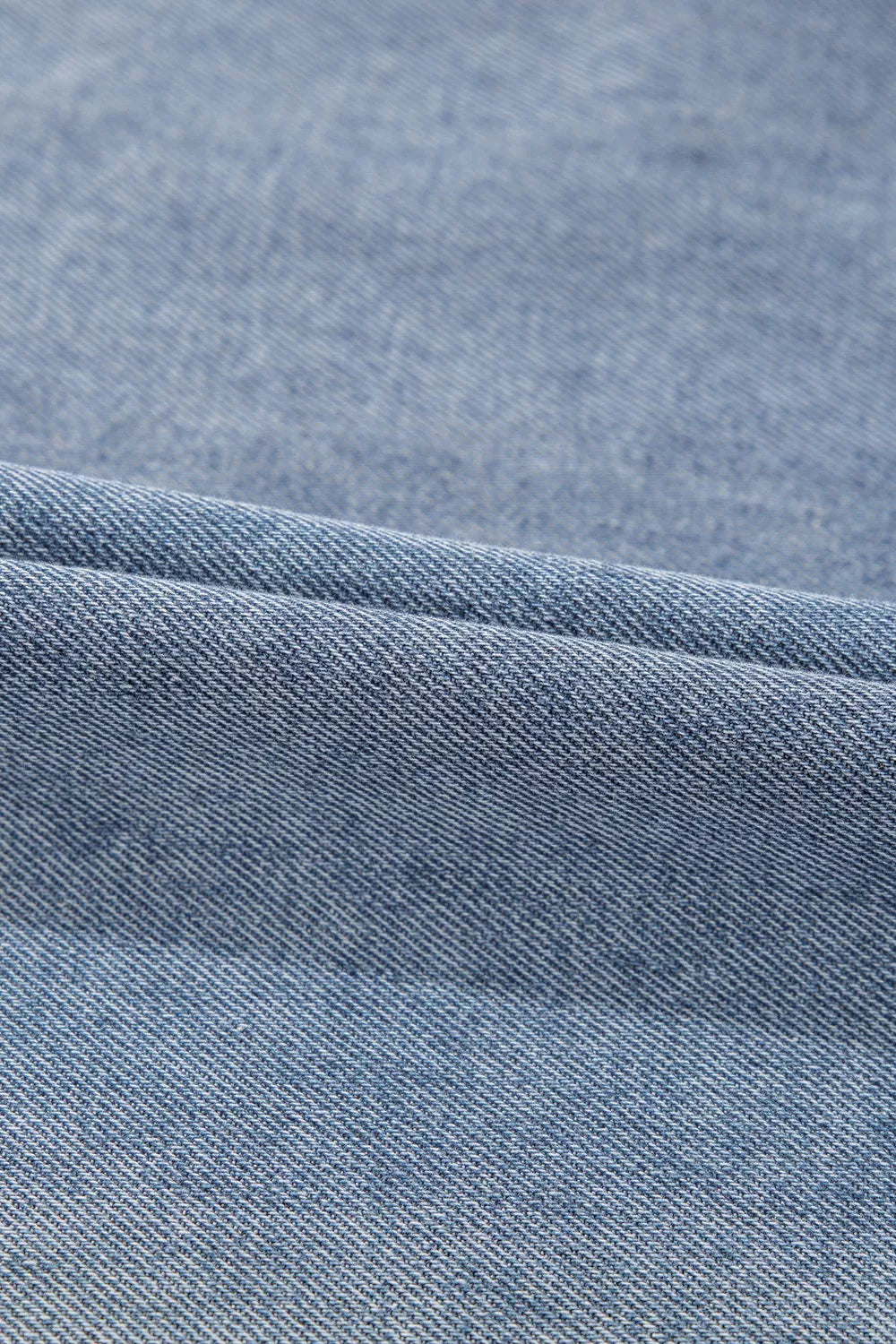 women's vintage wash denim dress with pockets - extra view