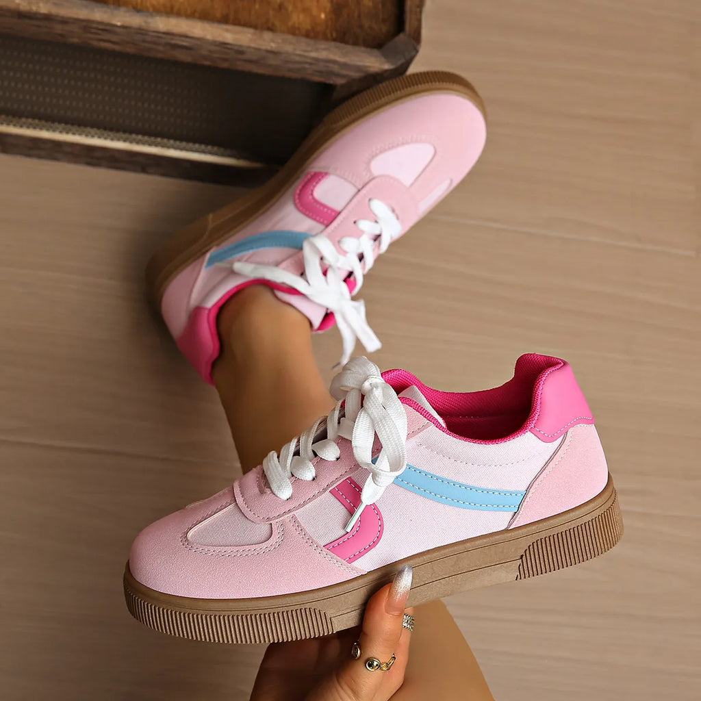 women's lace up platform sneakers - additional image