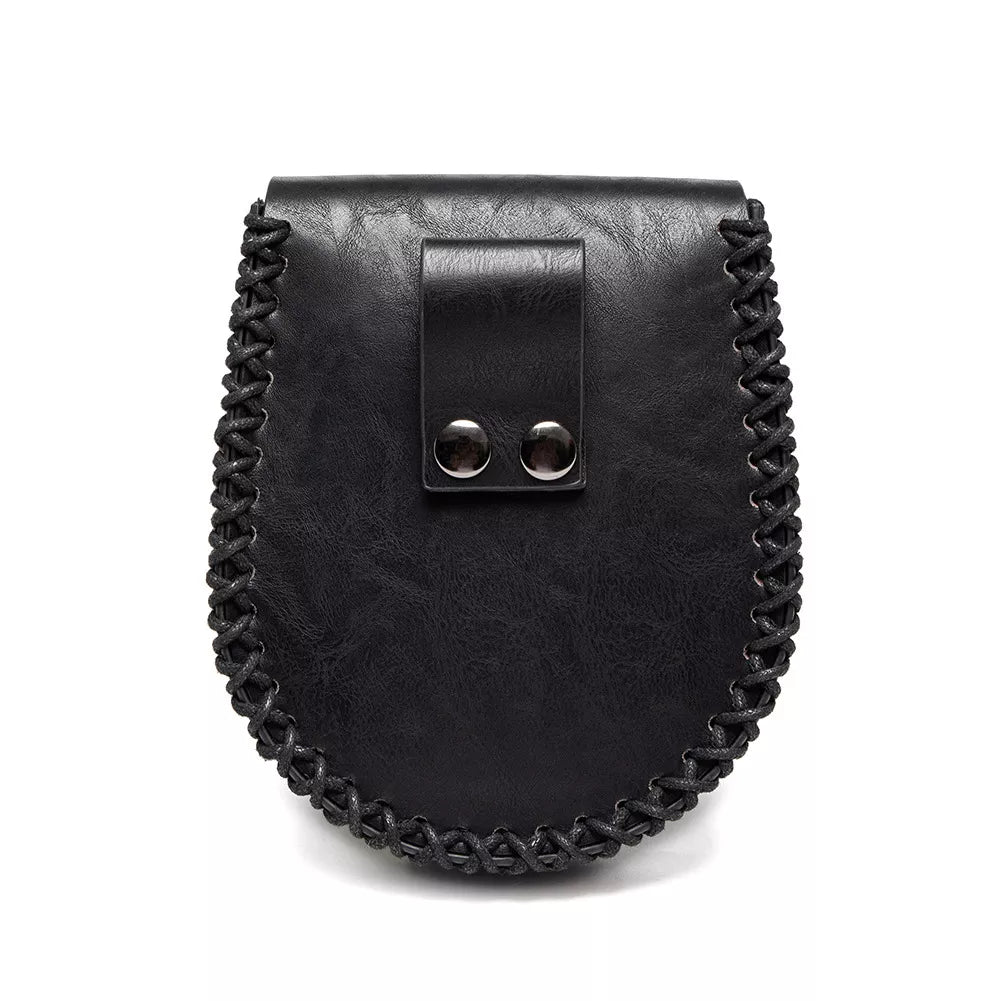 medieval faux leather belt coin pouch - extra view