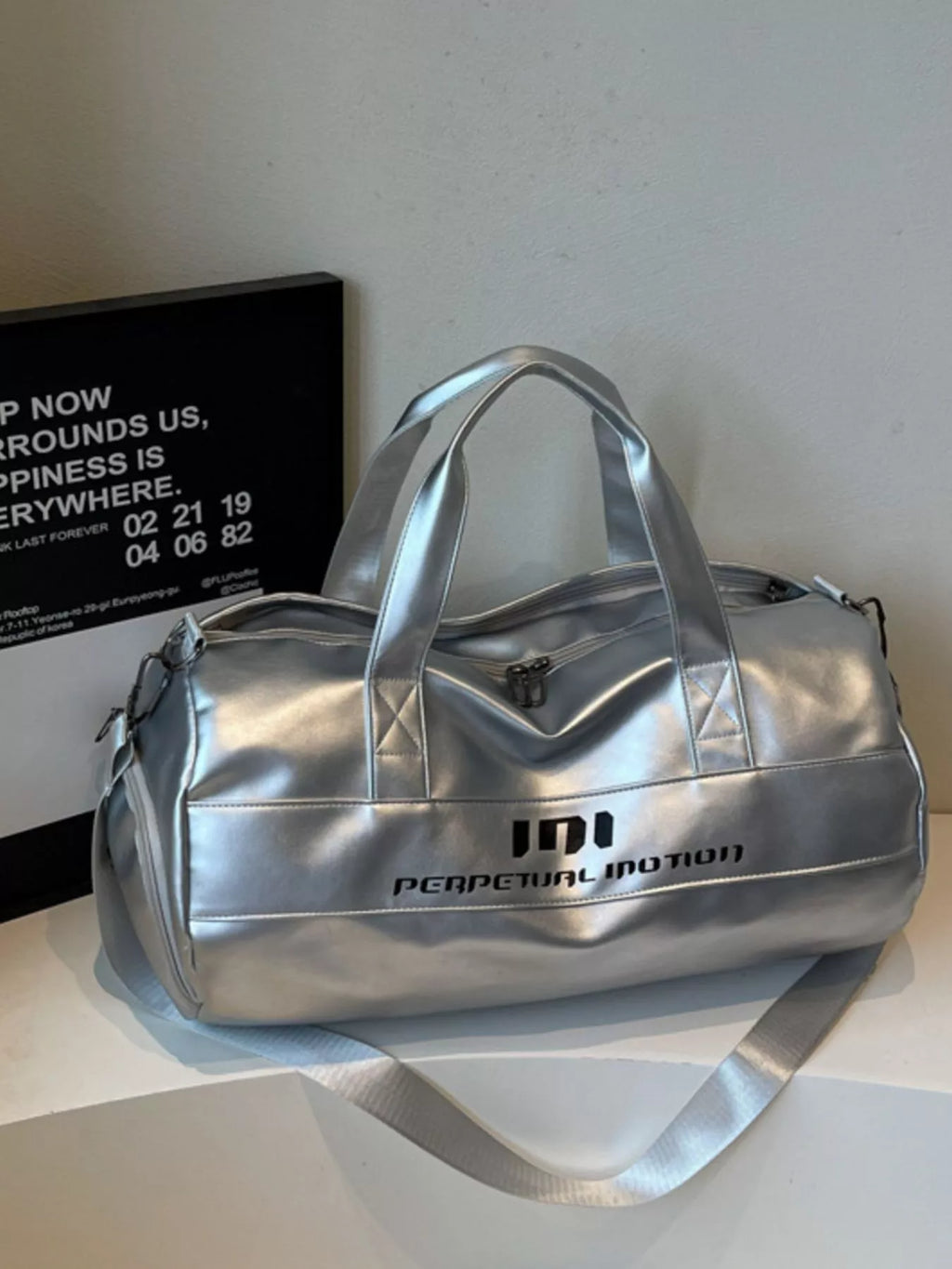 women's lightweight travel duffel bag with shoulder strap - extra view