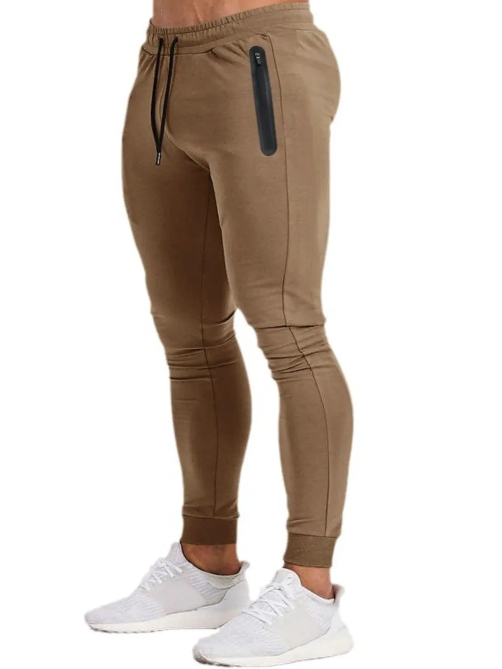 Men's Full Size Drawstring Pants with Pockets Plus Size