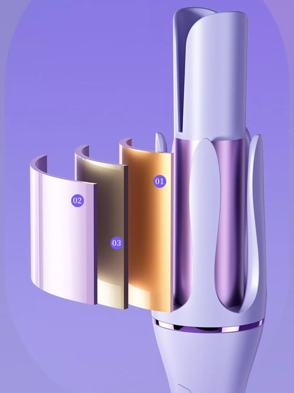 automatic curling iron - styling option