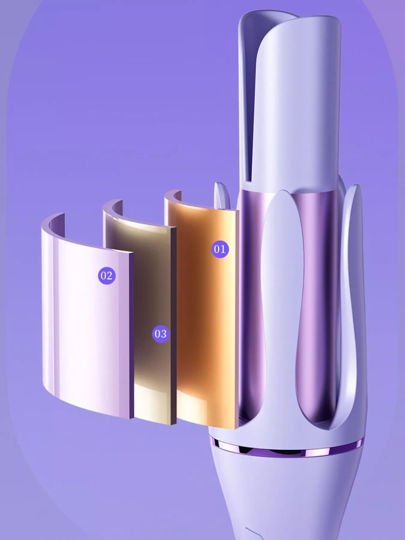 automatic curling iron - styling option