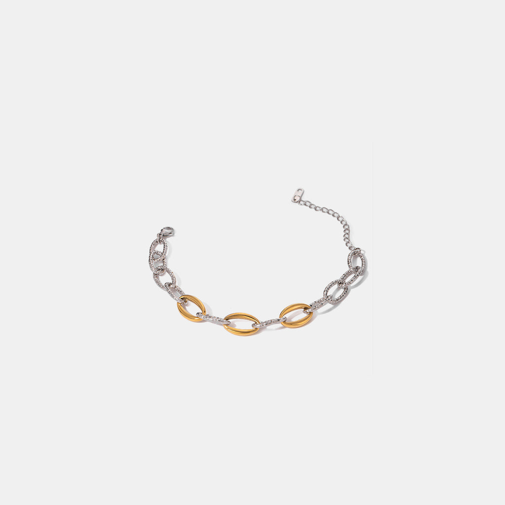 18k gold-plated stainless steel bracelet — activewear view