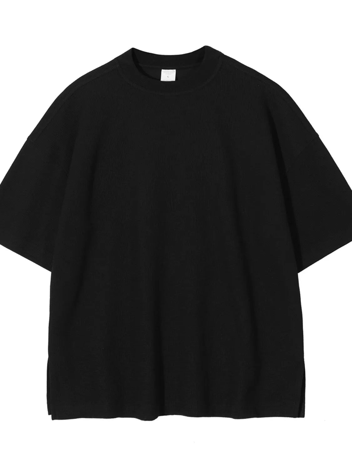 Men's Round Neck Half Sleeve T-Shirt Black
