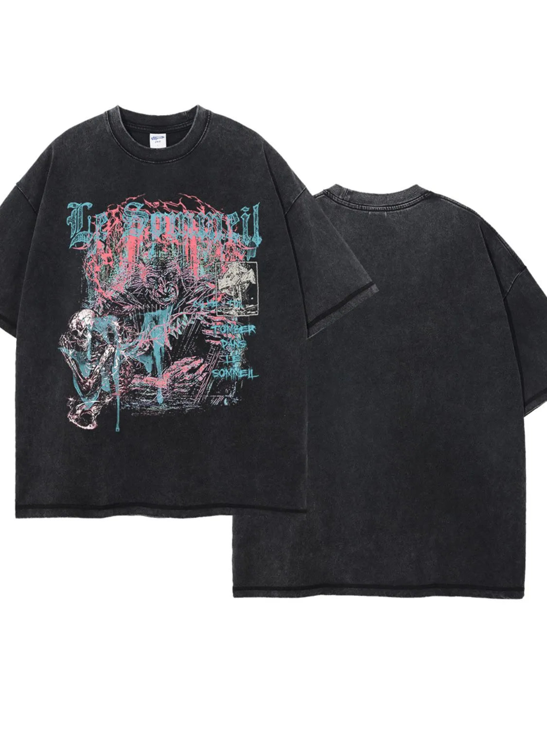 Men's Graphic Round Neck Half Sleeve T-Shirt