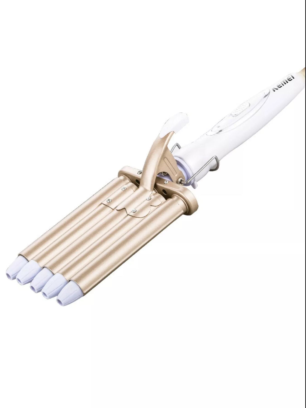 5-barrel hair waver curling iron - detail shot