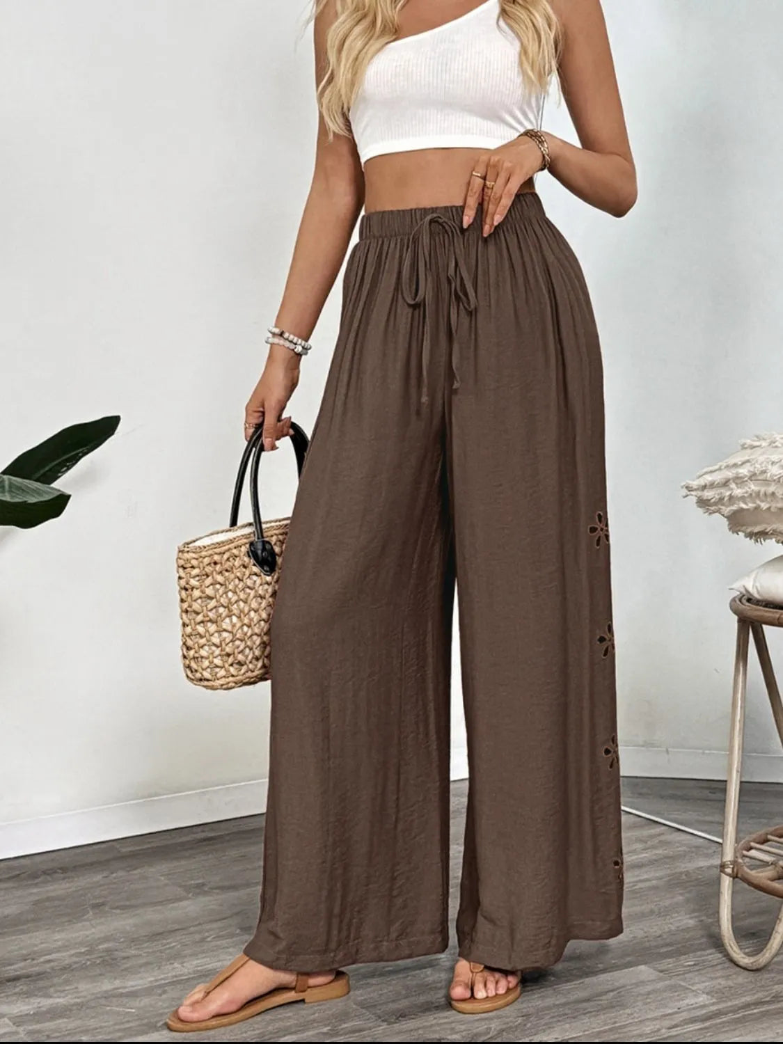 Casual Wide Leg Pants