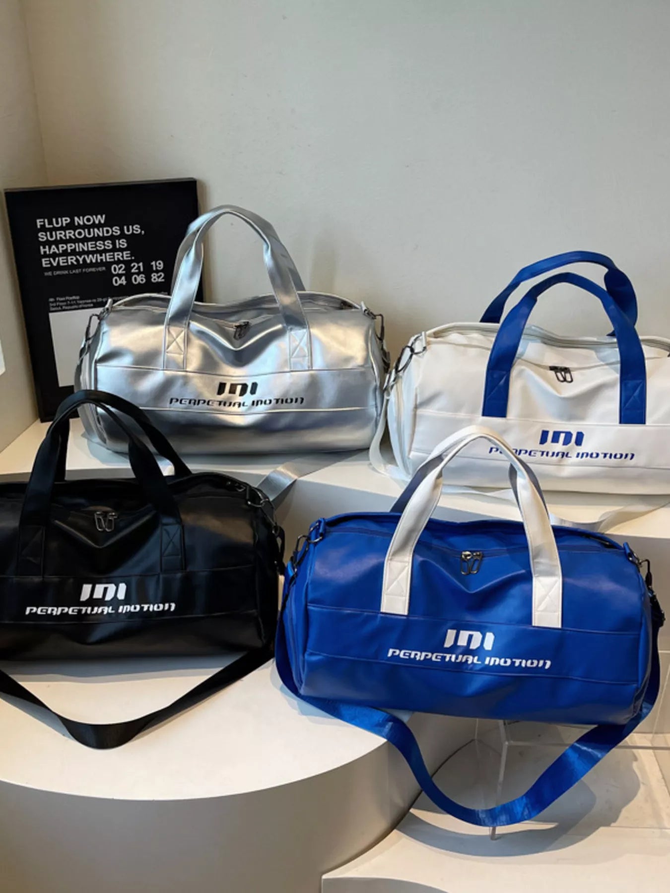 women's lightweight travel duffel bag with shoulder strap - product detail