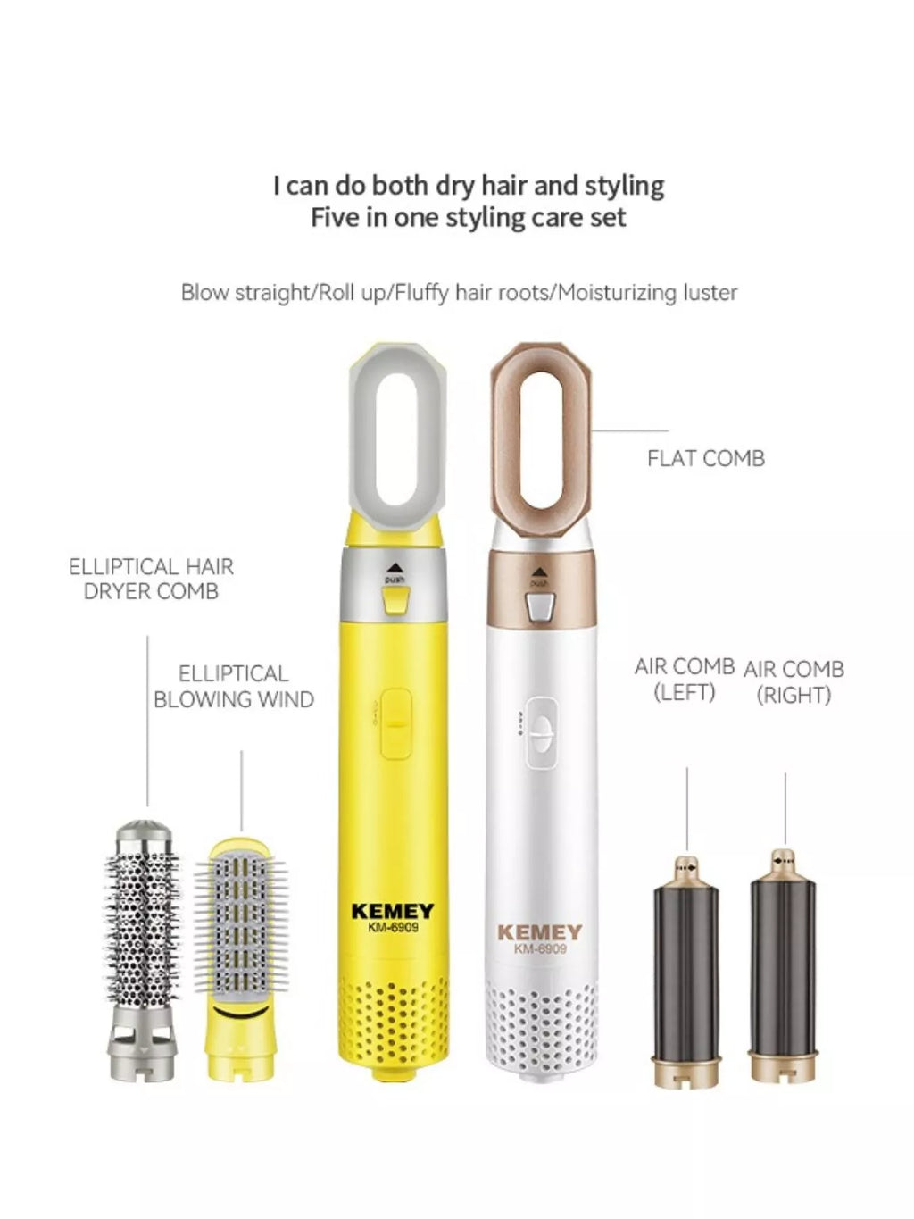portable household hair dryer - styling option