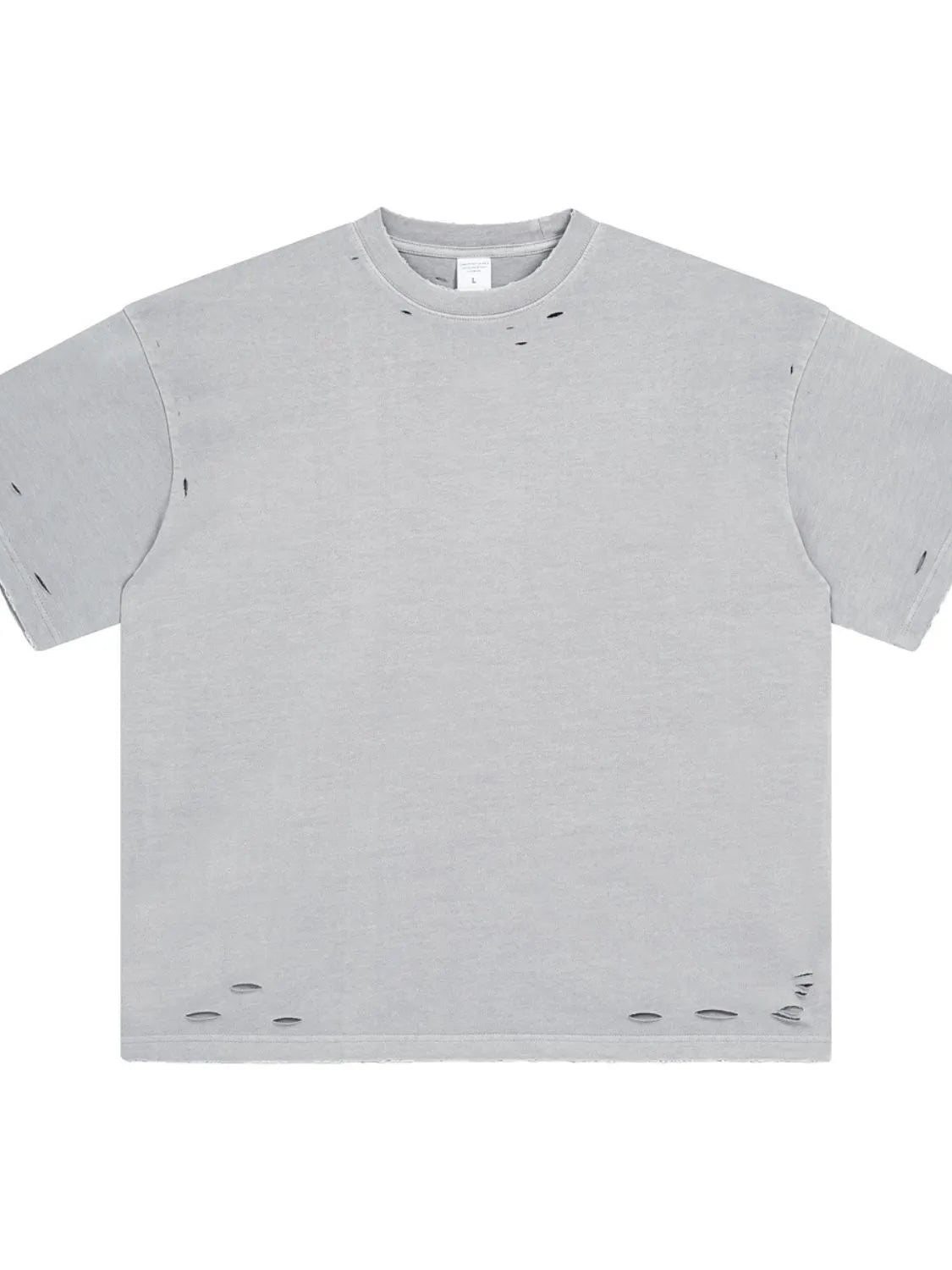 Men's Round Neck Half Sleeve T-Shirt Gray