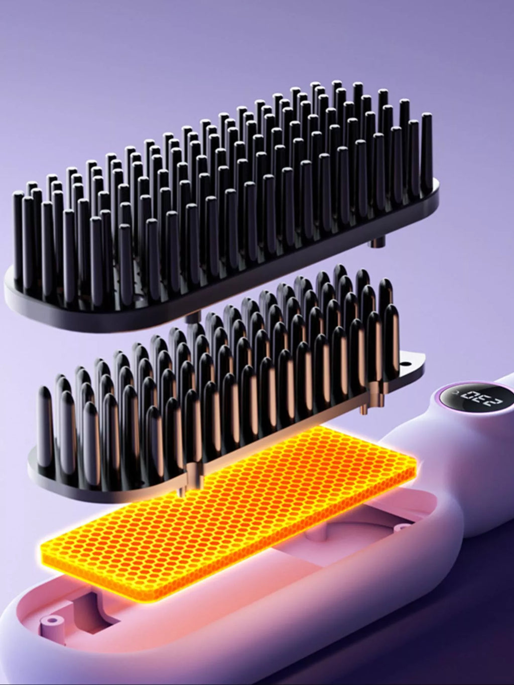 heating straightening comb - styling option