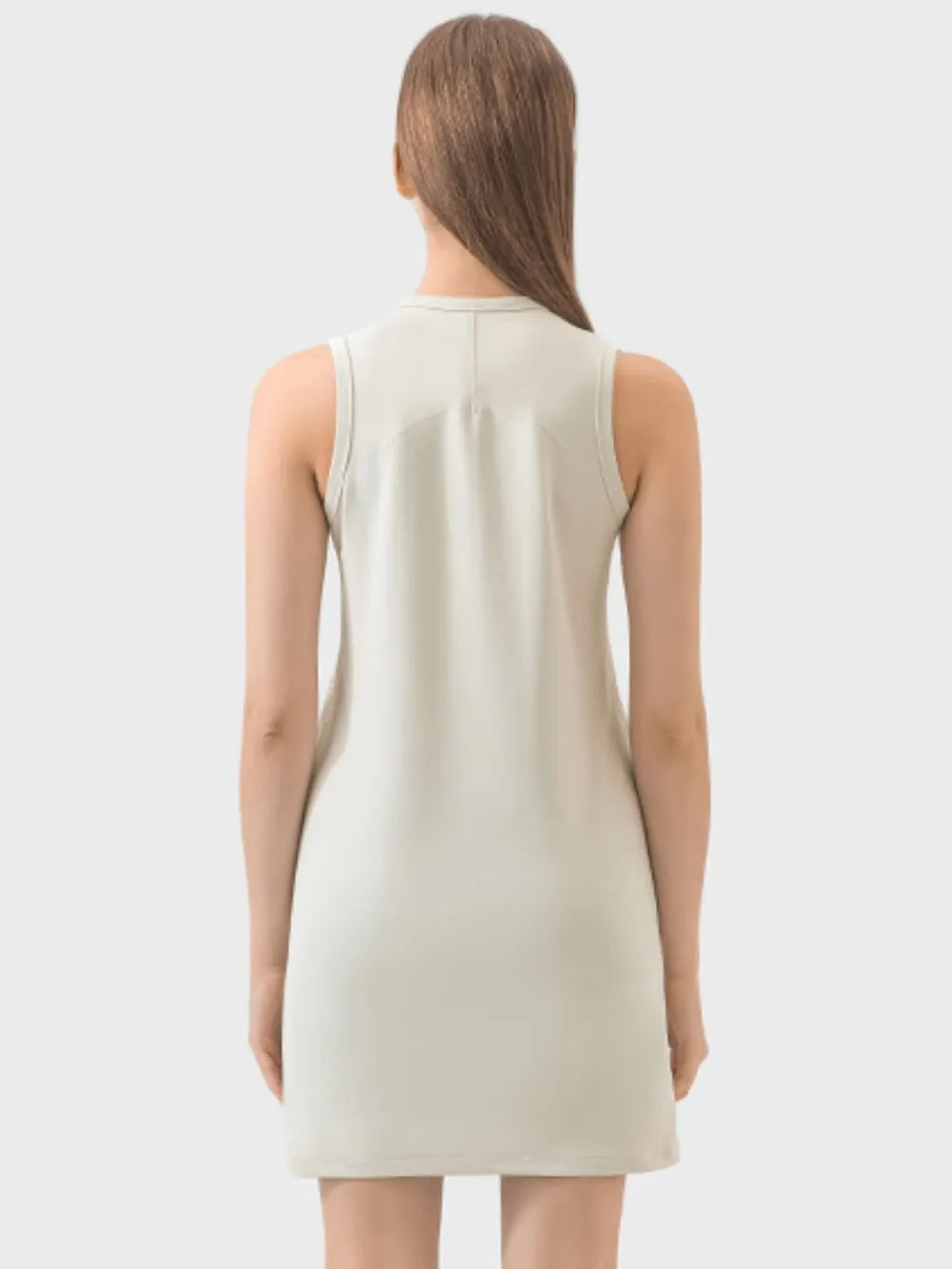 women's millennia round neck sleeveless active dress - additional image