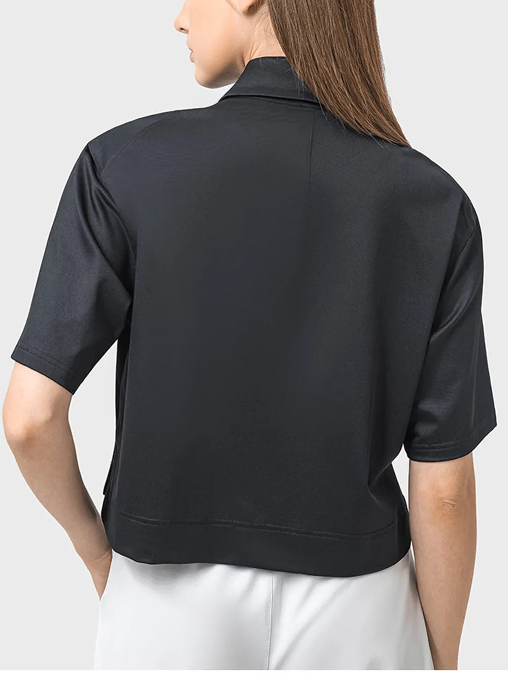 women's millennia half button short sleeve active t-shirt - product detail