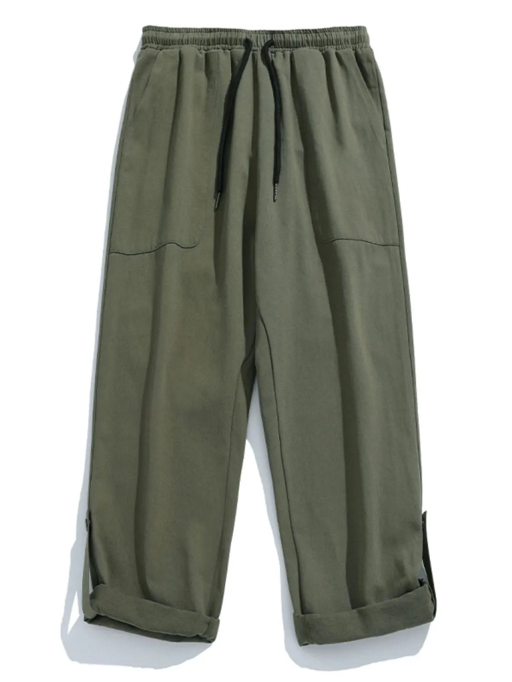 Men's Plus Size Drawstring Pants with Pockets
