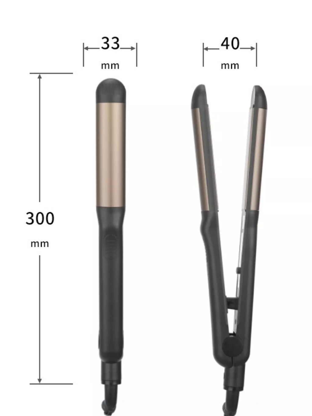 2-in-1 curling & straightening - extra view